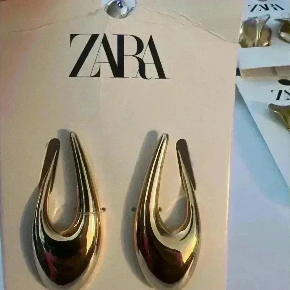 🔥🔥Zara hoops  earrings - Picture 3 of 7